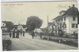 22.7.1911 Menziken Mitteldorf/Leute+Bach