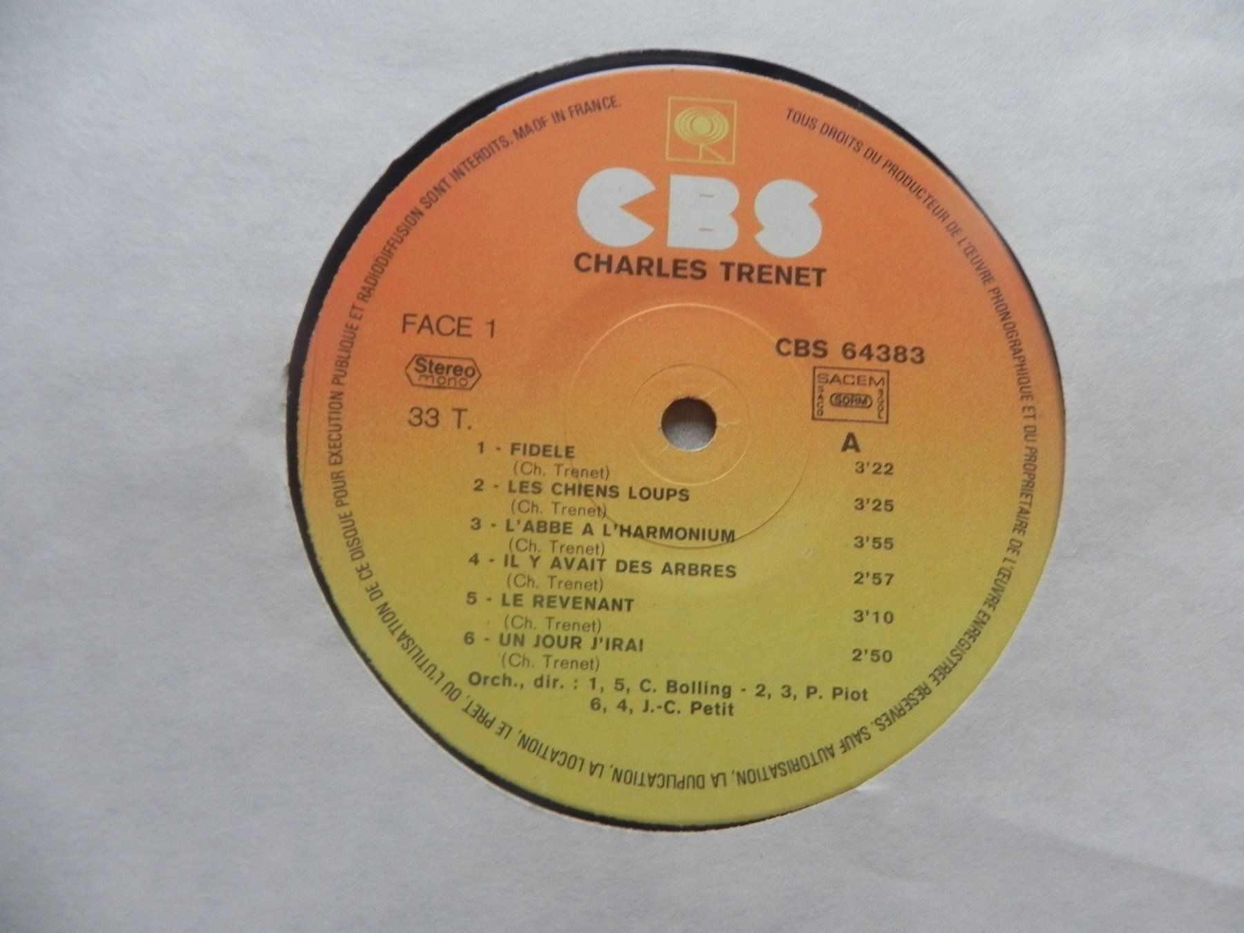 Dischi in vinile: LP Frankreich Chanson Charles Trenet – Usato da Siebnen venduto da krimsie 4