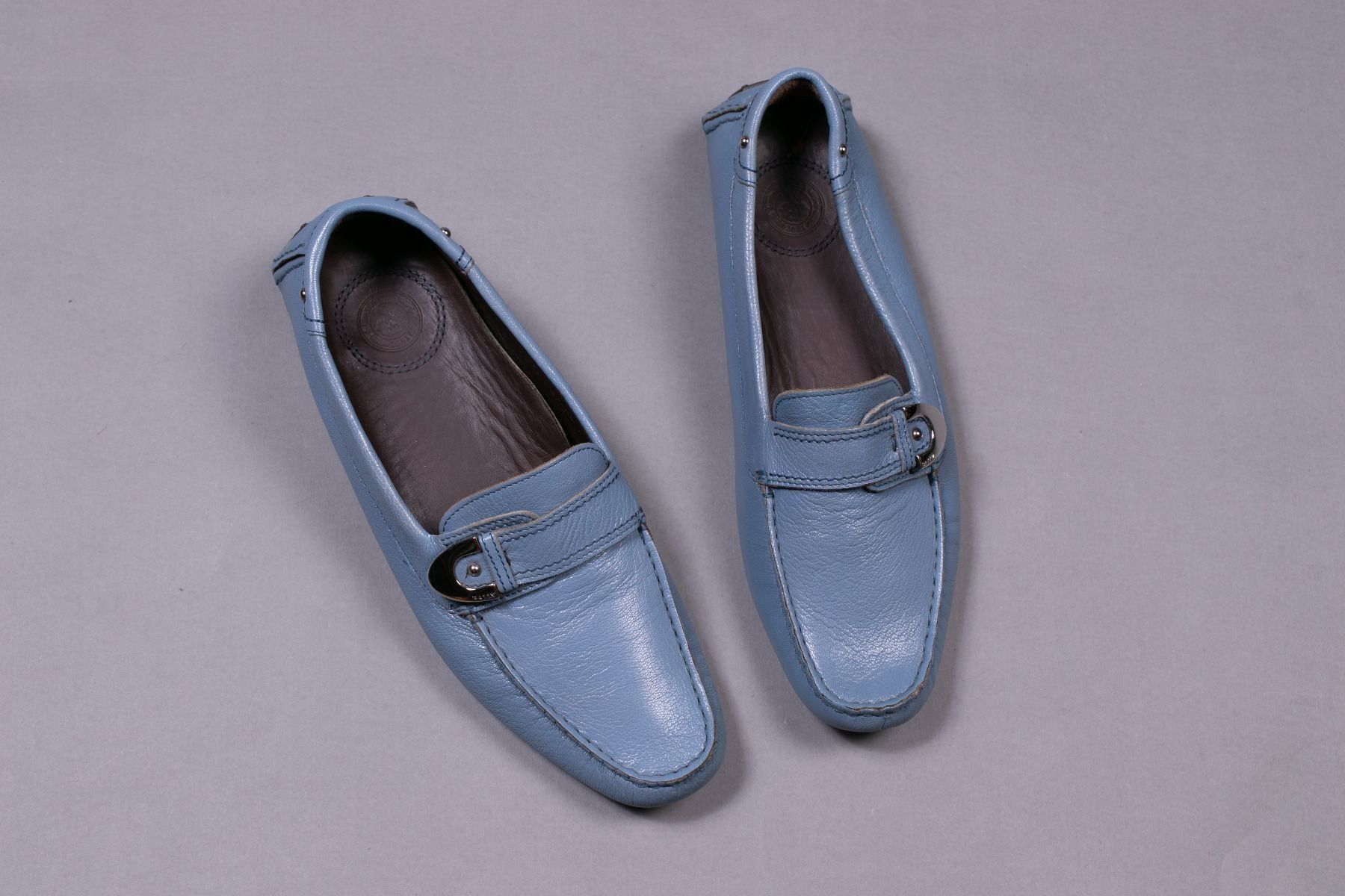 Bally Scarpe da donna: BALLY Blaue Ledermokassin - Gr37 – Usato da Hombrechtikon venduto da BAZ-Vintage 3