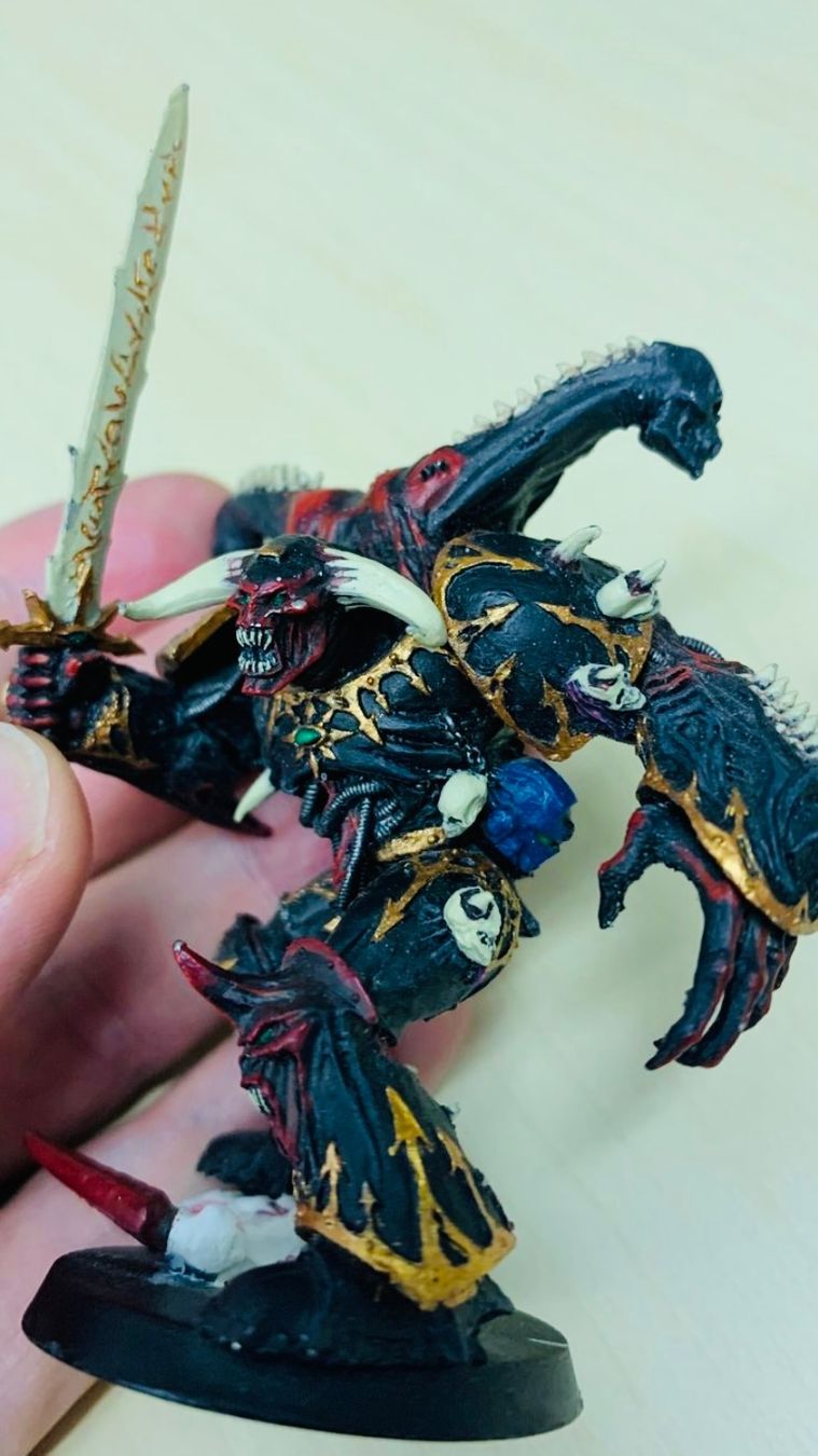 Statuette: Warhammer 40000 Chaos Space Marines Dämonenprinz – Usato da Winterthur venduto da Compiorg 1