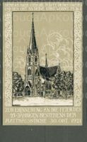 AK sw Basel BS Jubiläumskarte 25 Jahre Matthäuskirche ≈1921