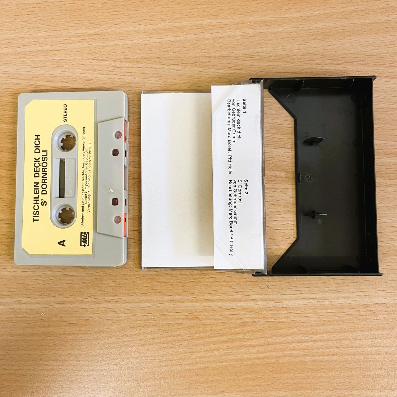 Musicassette: MC - Tischlein deck dich - S'Dornrösli – Usato da Amlikon-Bissegg venduto da riestig 1