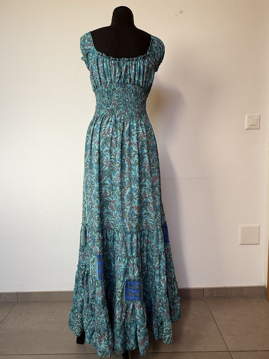 Kleider: Boho Maxistufenkleid mit Seide – Neu (gemäss Beschreibung) aus Sigriswil von ck56 1