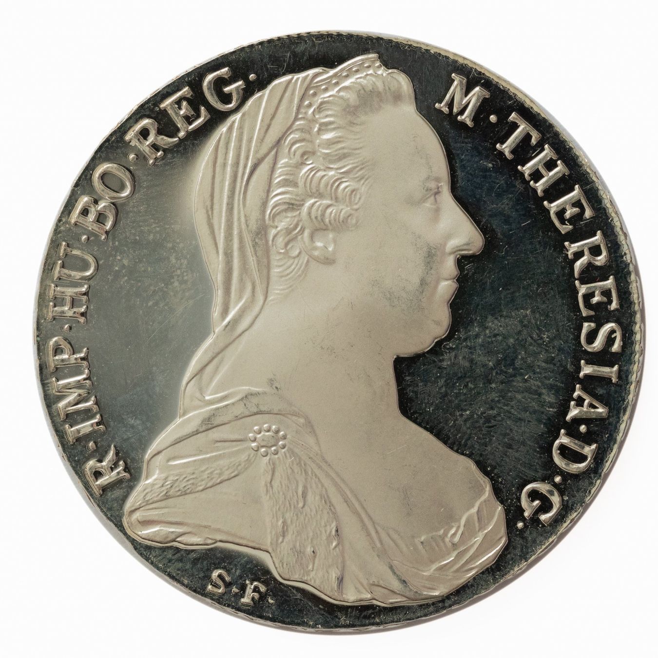 Alle Münzen: Maria Theresia Taler Silber – Gebraucht aus Rotkreuz von num_6343 1