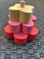 Hape Eco-Friendly Wooden Flower Stacker Toy - Great Conditio