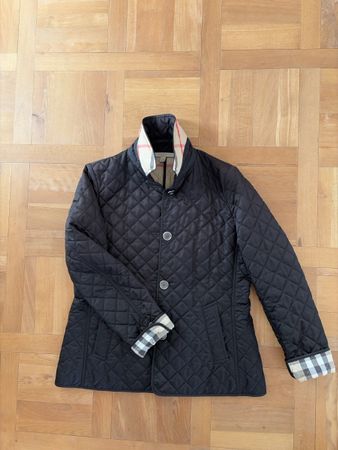Burberry Brit Quilted Jacket Black Size L Pre-owned