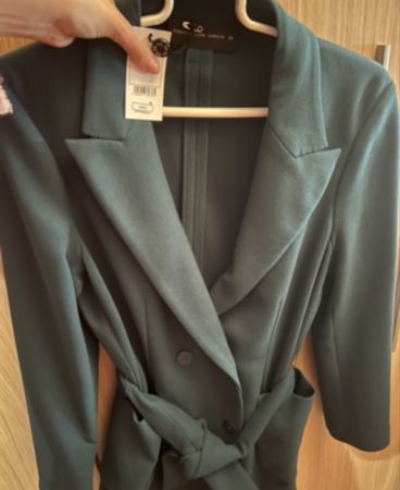 Blazerkleid Petrolgrun Purificación Garcia – wie neu