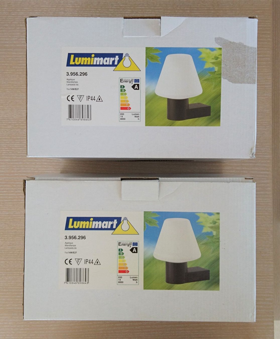 Lampade: Applique lampe extérieure 2 pièces – Nuovo e nell'imballaggio originale da Pully venduto da Chabet 2
