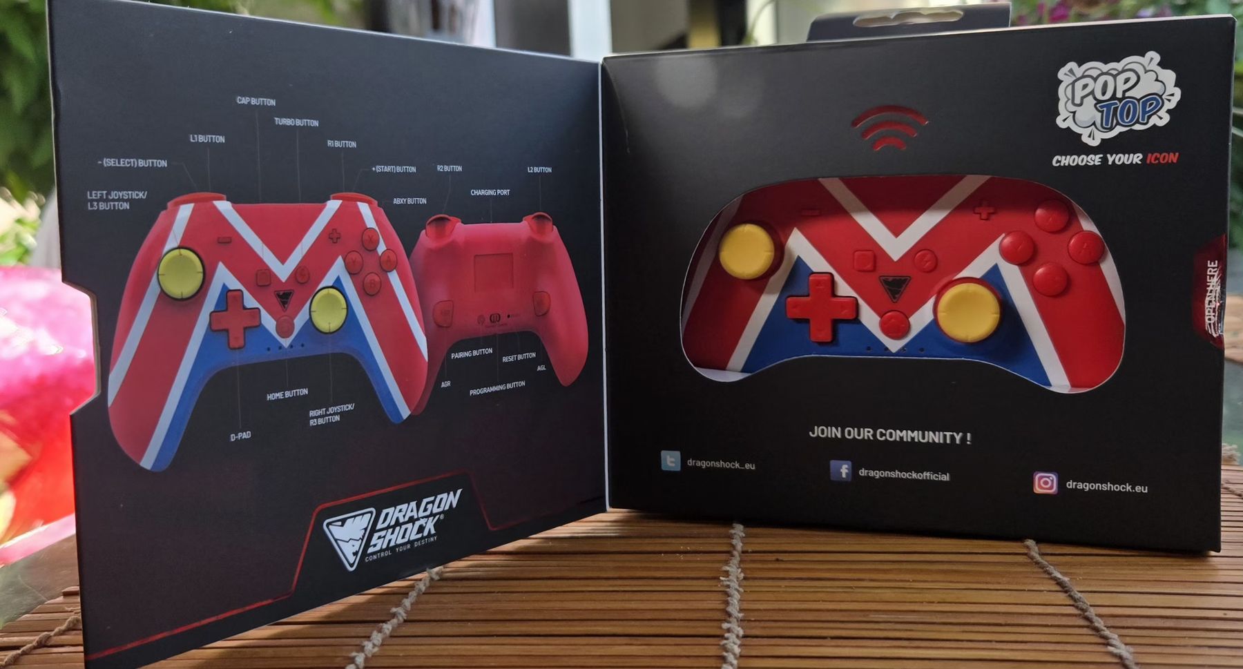 Controller: Compact Wireless Controller (Dragon Shock - Mario Edition) – Nuovo e nell'imballaggio originale da Prilly venduto da KeyGamingBuissness 1