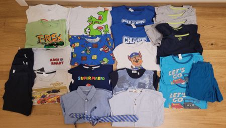 Kleiderpaket Sommer-Herbst, Große 122,  27 Artikeln