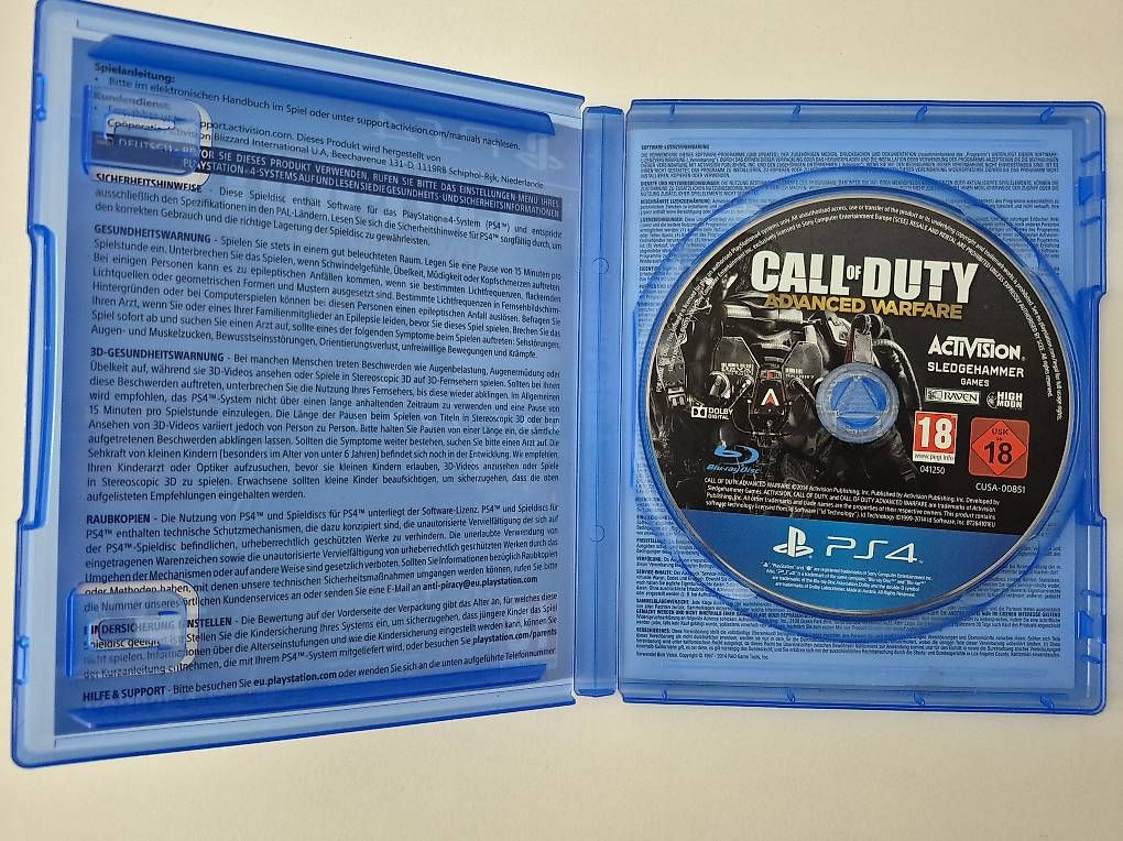 Giochi: Call of Duty Advanced Warfare PS4  – Usato da Horw venduto da Mschaefer 1