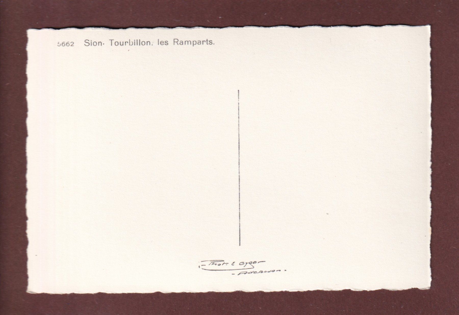 Cartoline postali: SION depuis Tourbillon – Usato da Pully venduto da nicecards 1