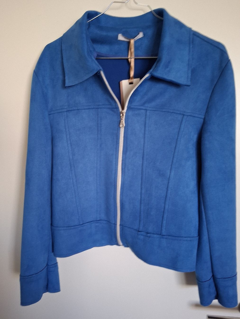 Giacche: Modische blaue Jacke Gr. L  weich – Nuovo e nell'imballaggio originale da Zürich venduto da Leders