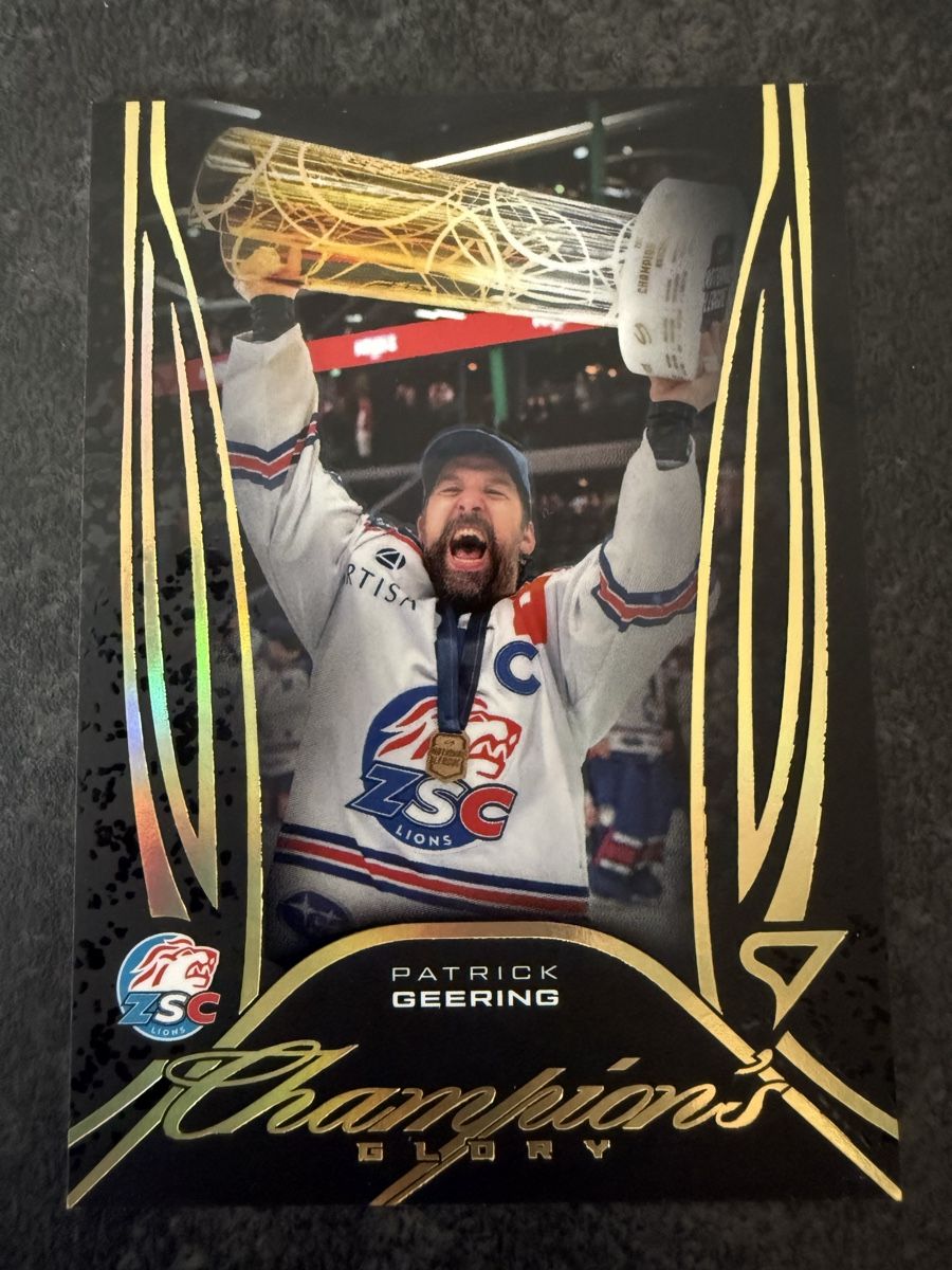 Sportzoo Sammelbilder & Trading cards: Patrick Geering - Champions Glory – Neu und originalverpackt aus Réchy von Leeroy1998