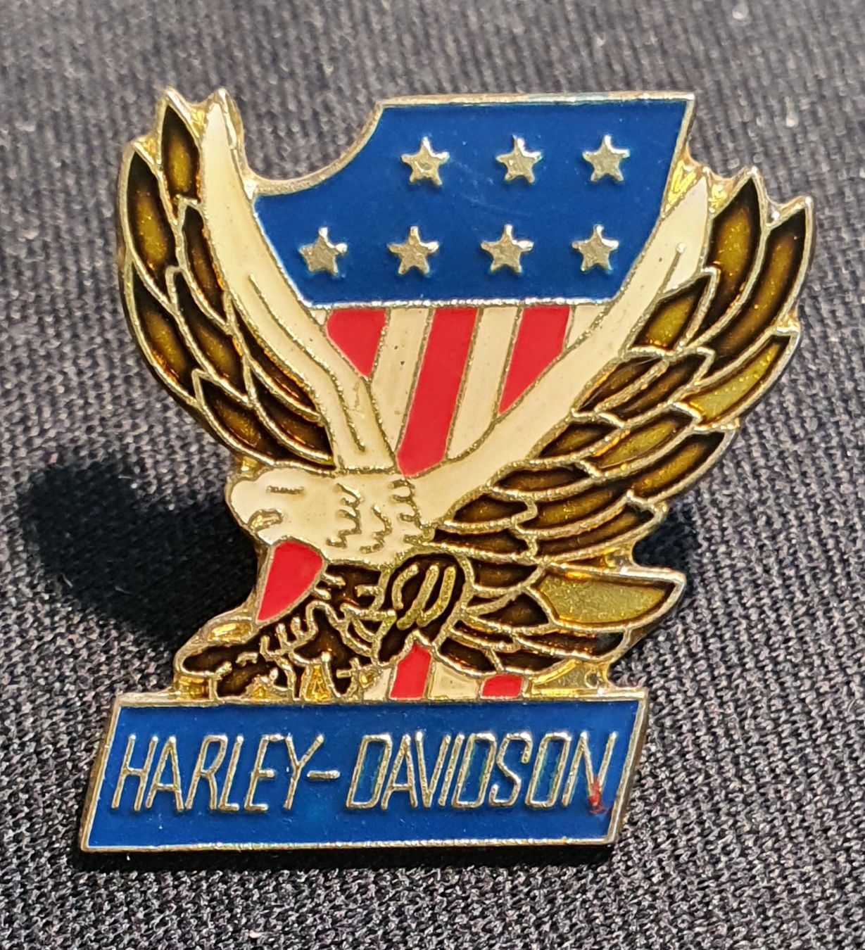 Harley-Davidson Placchette & Badge: H658 - Pin USA Nr. 1 - Harley Davidson – Usato da Reinach BL venduto da Boston-Verkauf