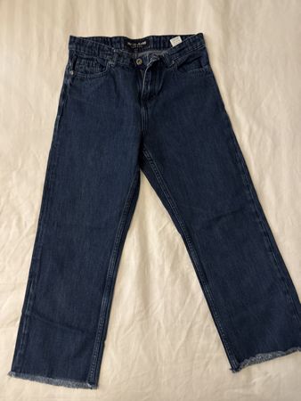 Jean Mo&Co bleu foncé taille haute tendance