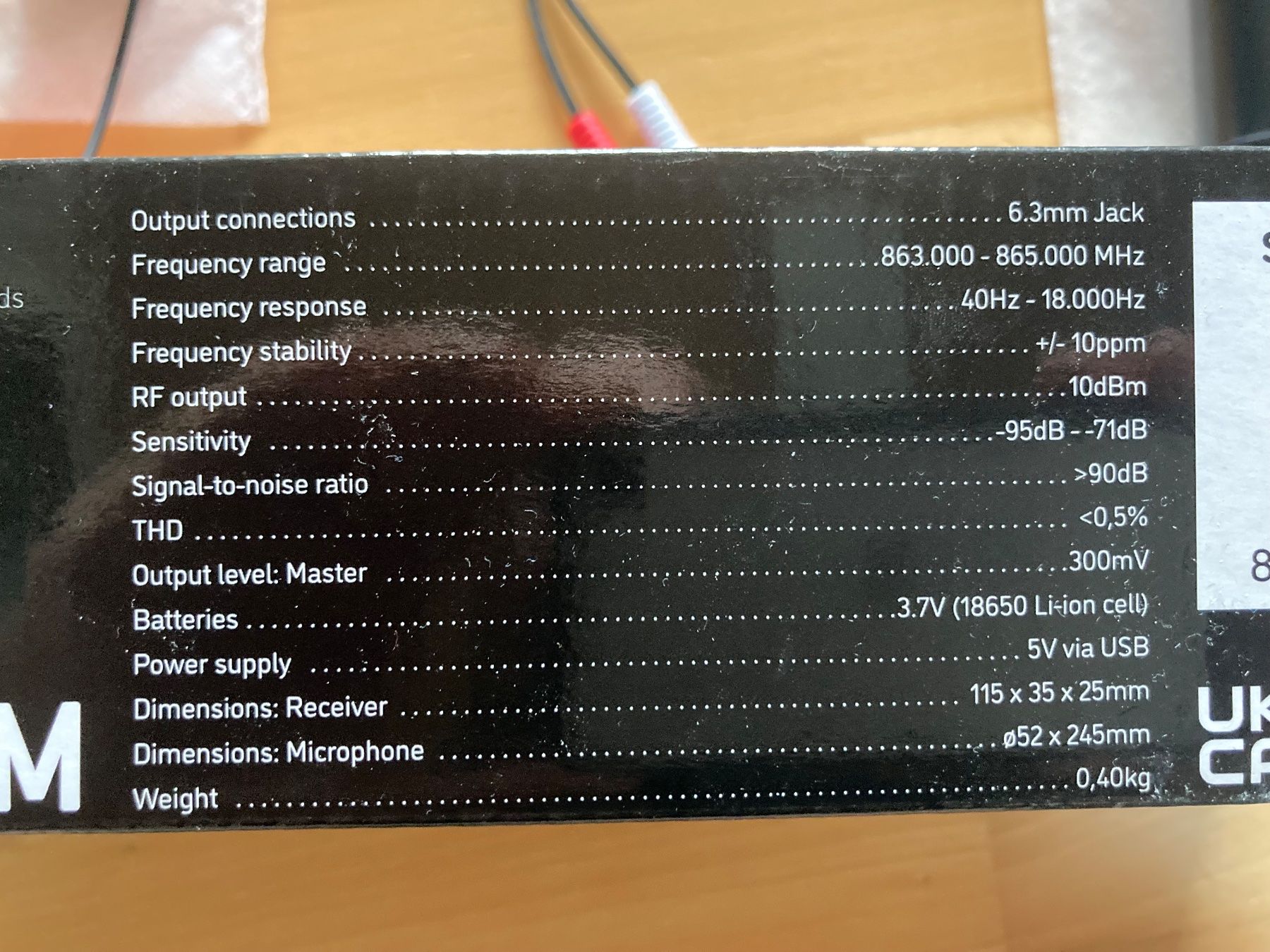 Microfoni: VONYX Funksystem WM55 (Mikrofon) – Nuovo e nell'imballaggio originale da Schönenbuch venduto da dave_75 4
