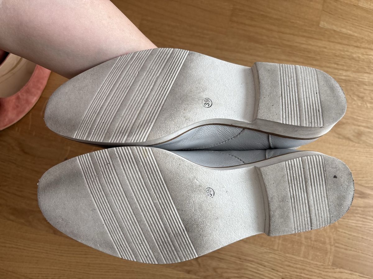 Scarpe da donna: Silver SMH leather loafers , size 39 – Usato da Worblaufen venduto da ble_8s65 2