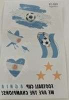 WM 2026 Tattoo Argentinien Fussball temporäre Tattoos 