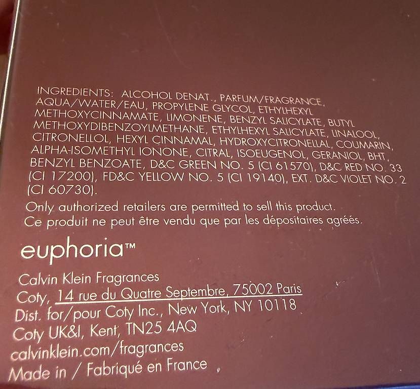Profumi & Eau de Toilette: Calvin Klein Euphoria 50 ml Eau de Parfum – Nuovo e nell'imballaggio originale da Buchs AG venduto da Cres3 2