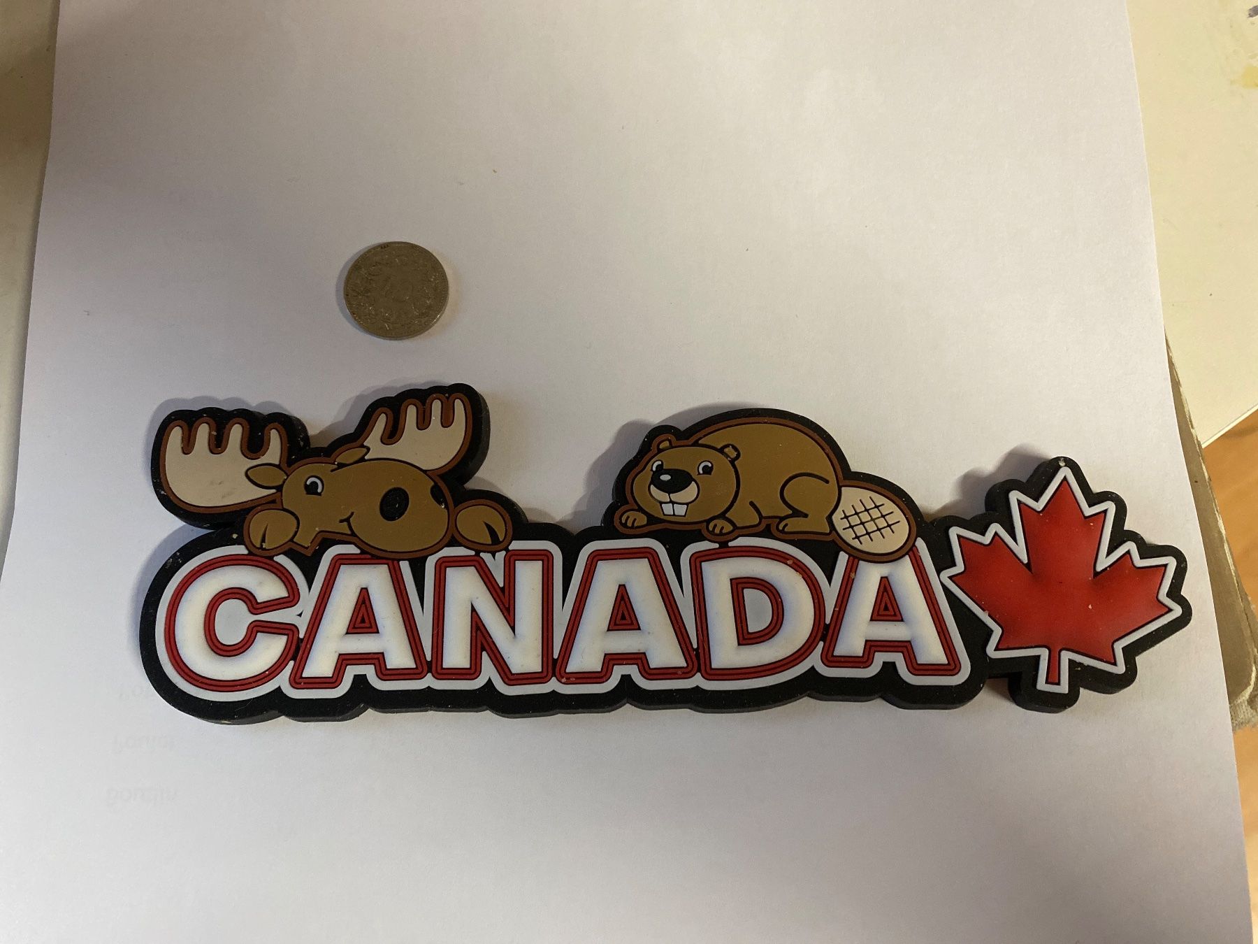 Magnete: Magnet CANADA - orignal feuille érable souvenir – Gebraucht aus Le Brassus von cinema13
