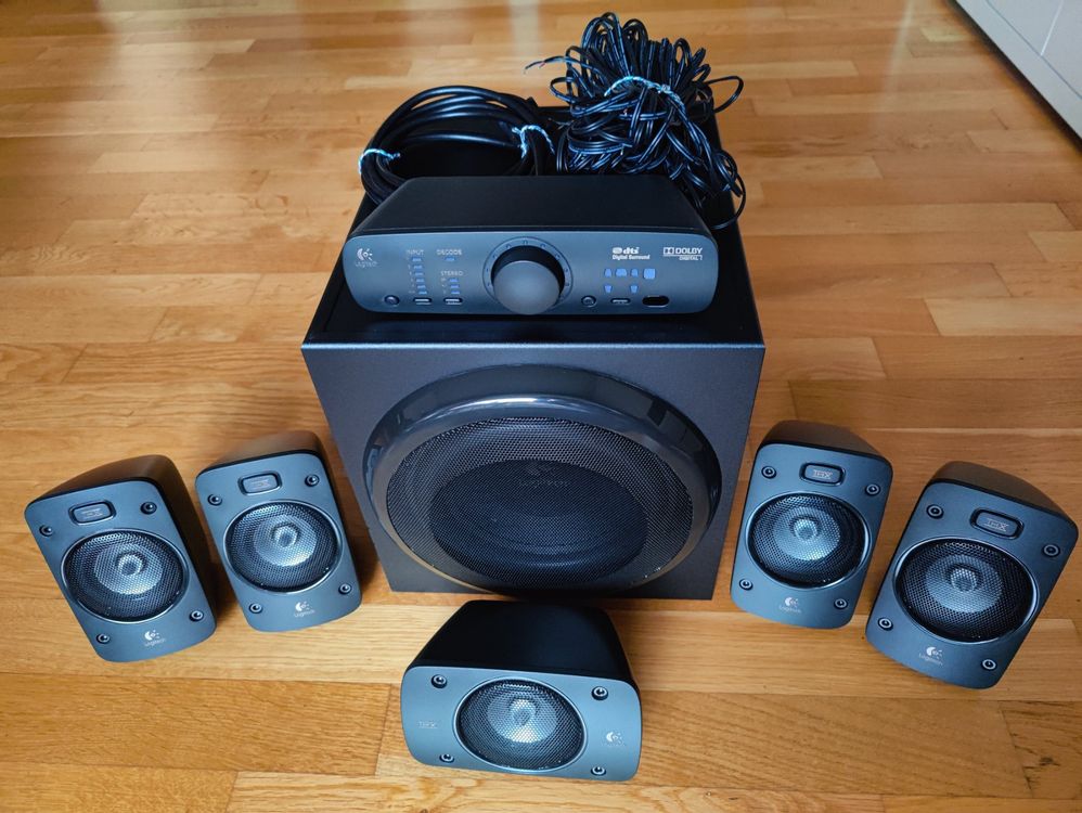 Logitech Z906 // THX-zertifiziertes 5.1 Lautsprechersystem (Gebraucht ...