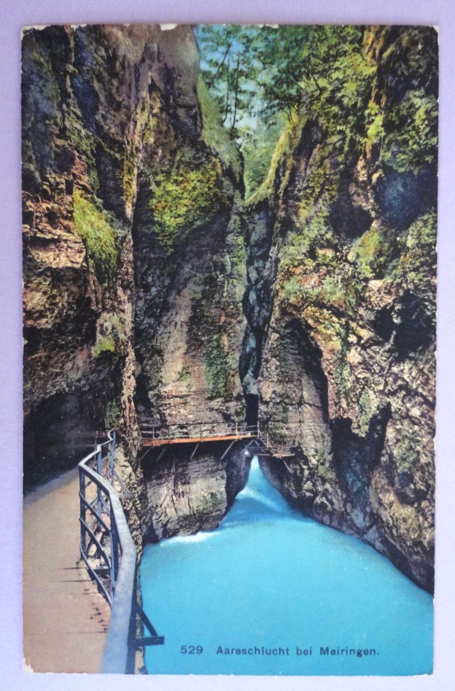 Cartoline postali: Aareschlucht bei Meiringen – Usato da Fétigny venduto da Billy2miny