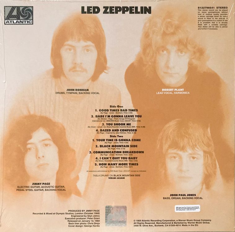 LED ZEPPELIN - LED ZEPPELIN (1 LP) (Neu und originalverpackt) in ...