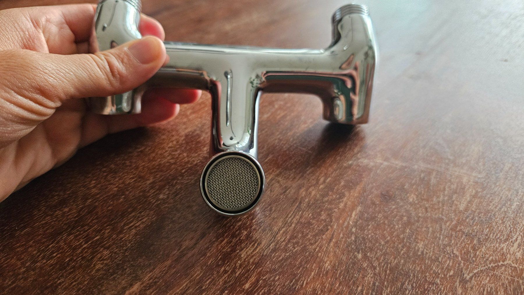 Rubinetteria: Armatur mit zwei Griffen Chrom, retro – Usato da Buchs AG venduto da Jacky273 2