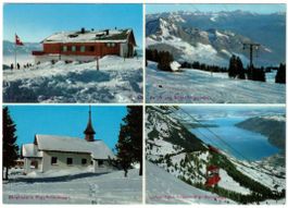 Rigi - 4 Bild AK Scheidegg