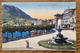 Lugano-Quai et Fontaine Bossi, Edition Guggenheim, Zürich