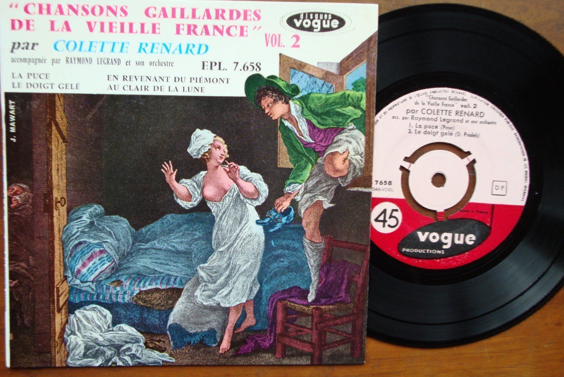 Dischi in vinile: Colette Renard - CHANSONS GAILLARDES -EP – Usato da Bern venduto da Uli_10_11