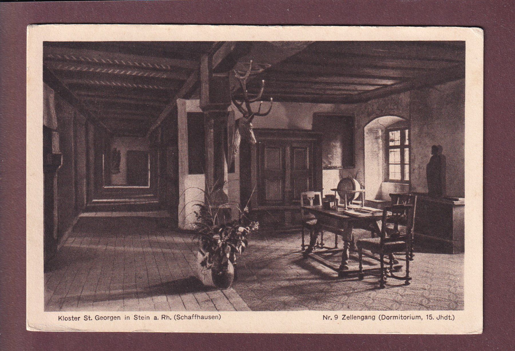Cartoline postali: STEIN AM RHEIN - Kloster St. Georgen – Usato da Pully venduto da nicecards