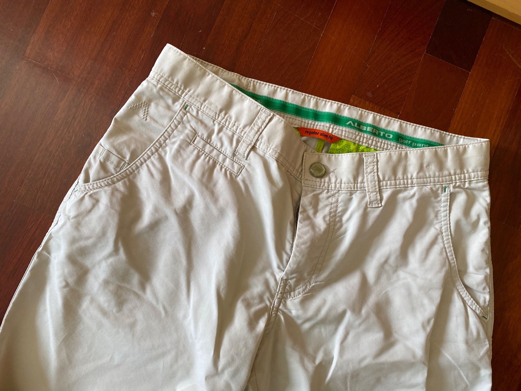 Pantaloni: ALBERTO Herren Golfhose Gr. 46 – Usato da Besazio venduto da lionheart63 2