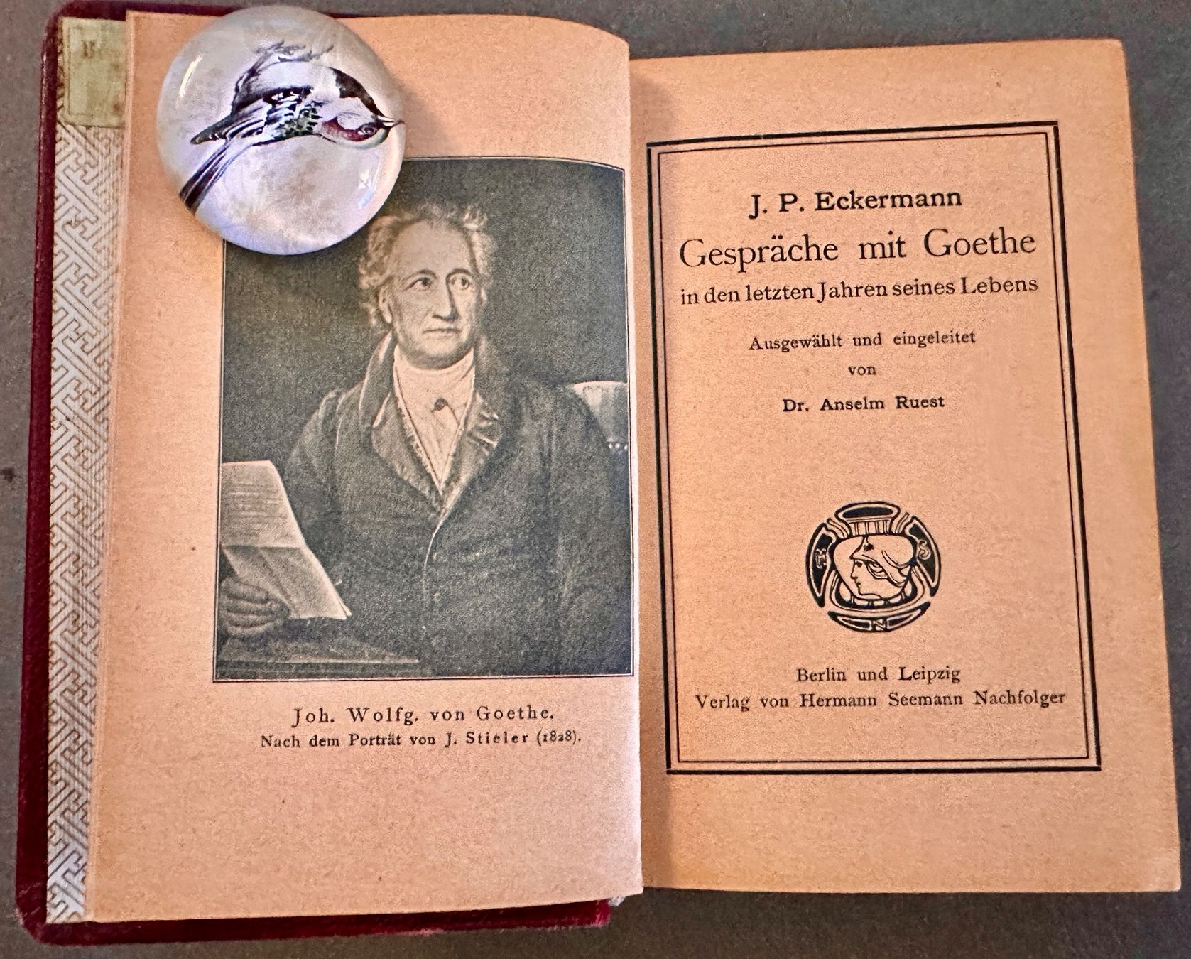 Libri: Johann Peter Eckermann: Gespräche mit Goethe – Usato da Zürich venduto da allp 1