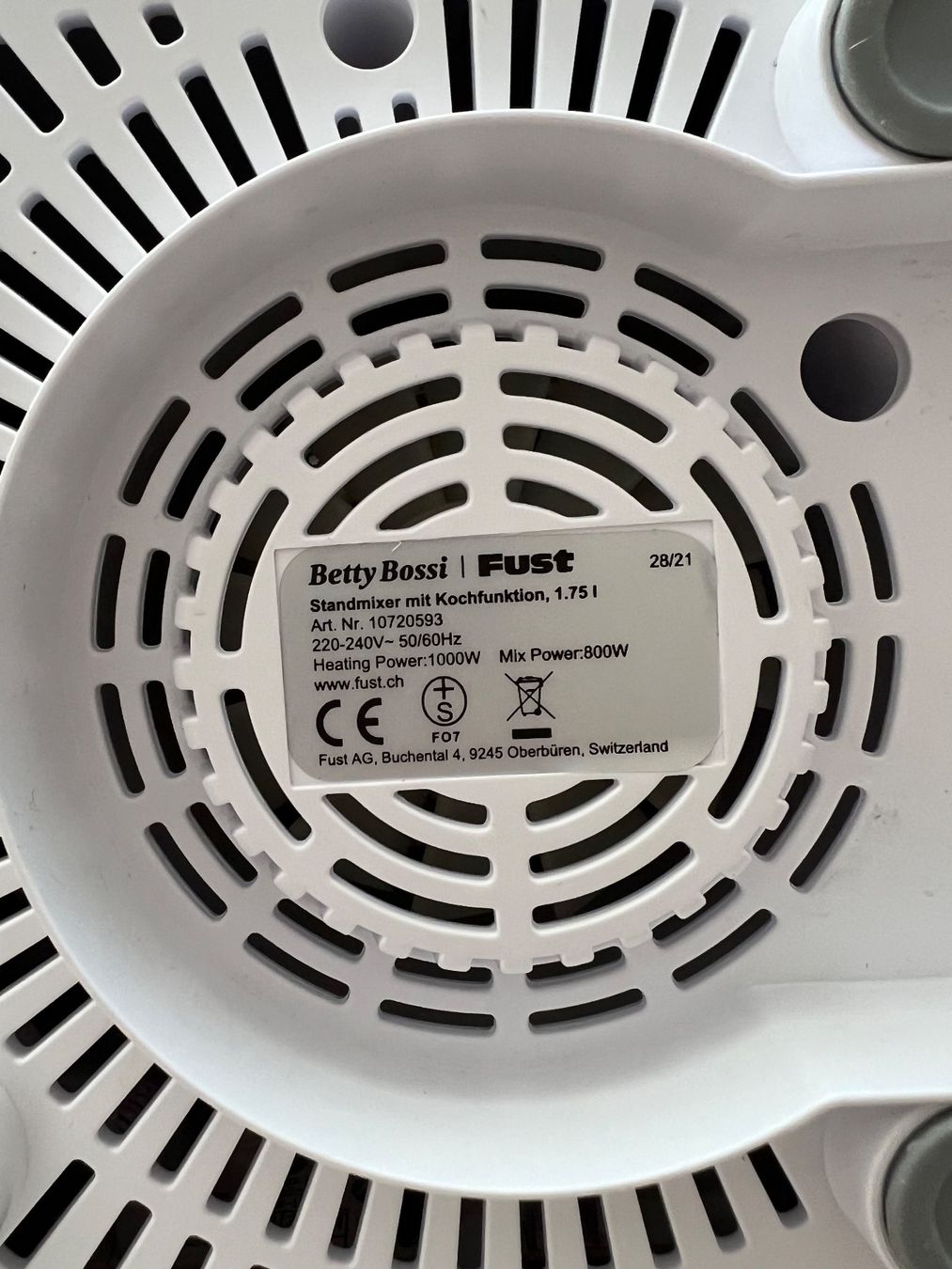 Betty Bossi Küchengeräte: Standmixer mit Kochfunktion Betty Bossi – Gebraucht aus Naters von powerlara_ 5
