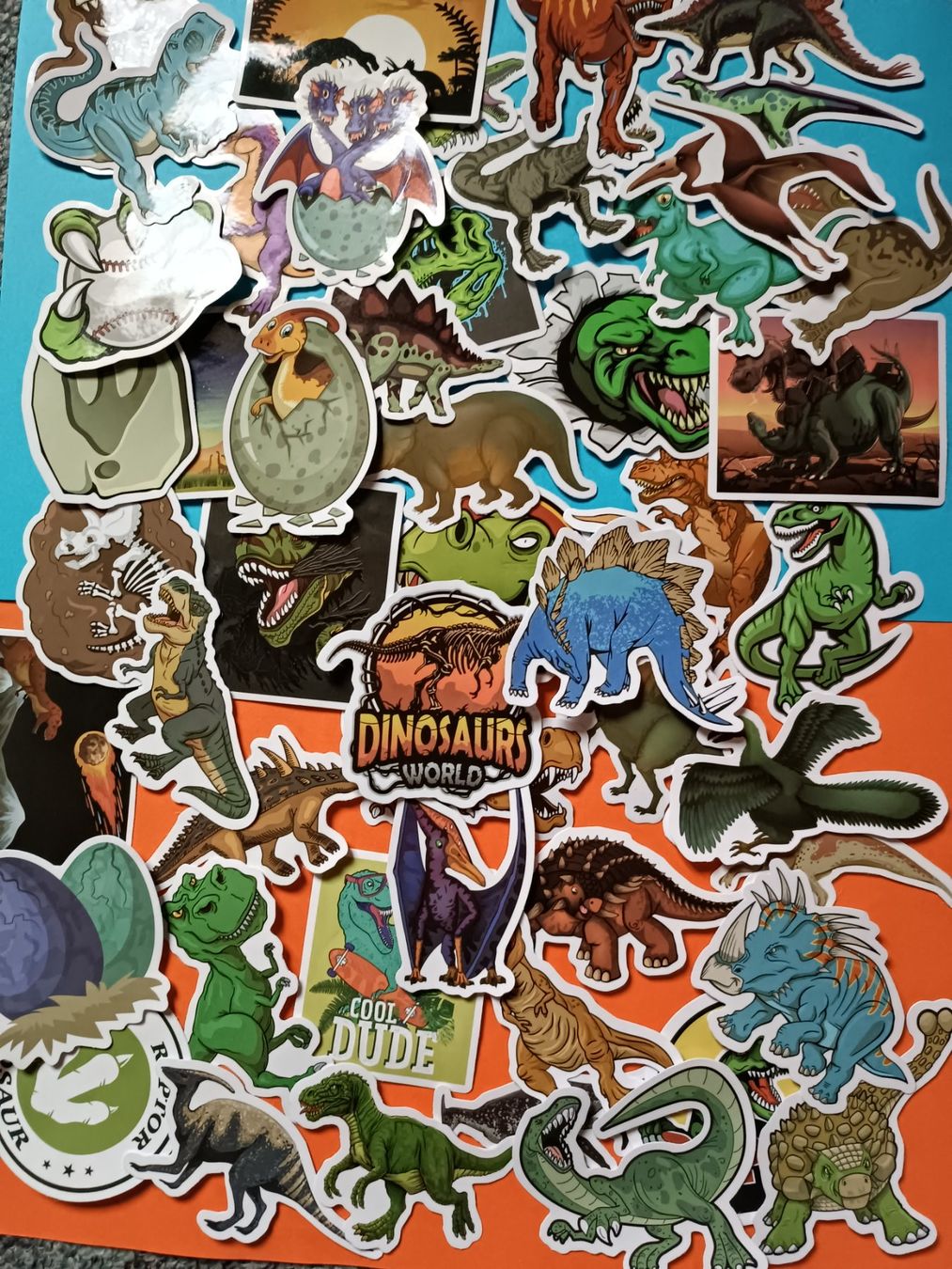 Sticker: 50x Dinosaurier Sticker – Nuovo e nell'imballaggio originale da Vogelsang AG venduto da miinlade 2