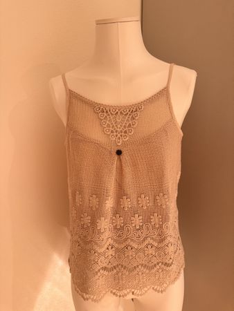 Odd Molly Top, beige Spitze, Grösse 0/XS/S super Zustand