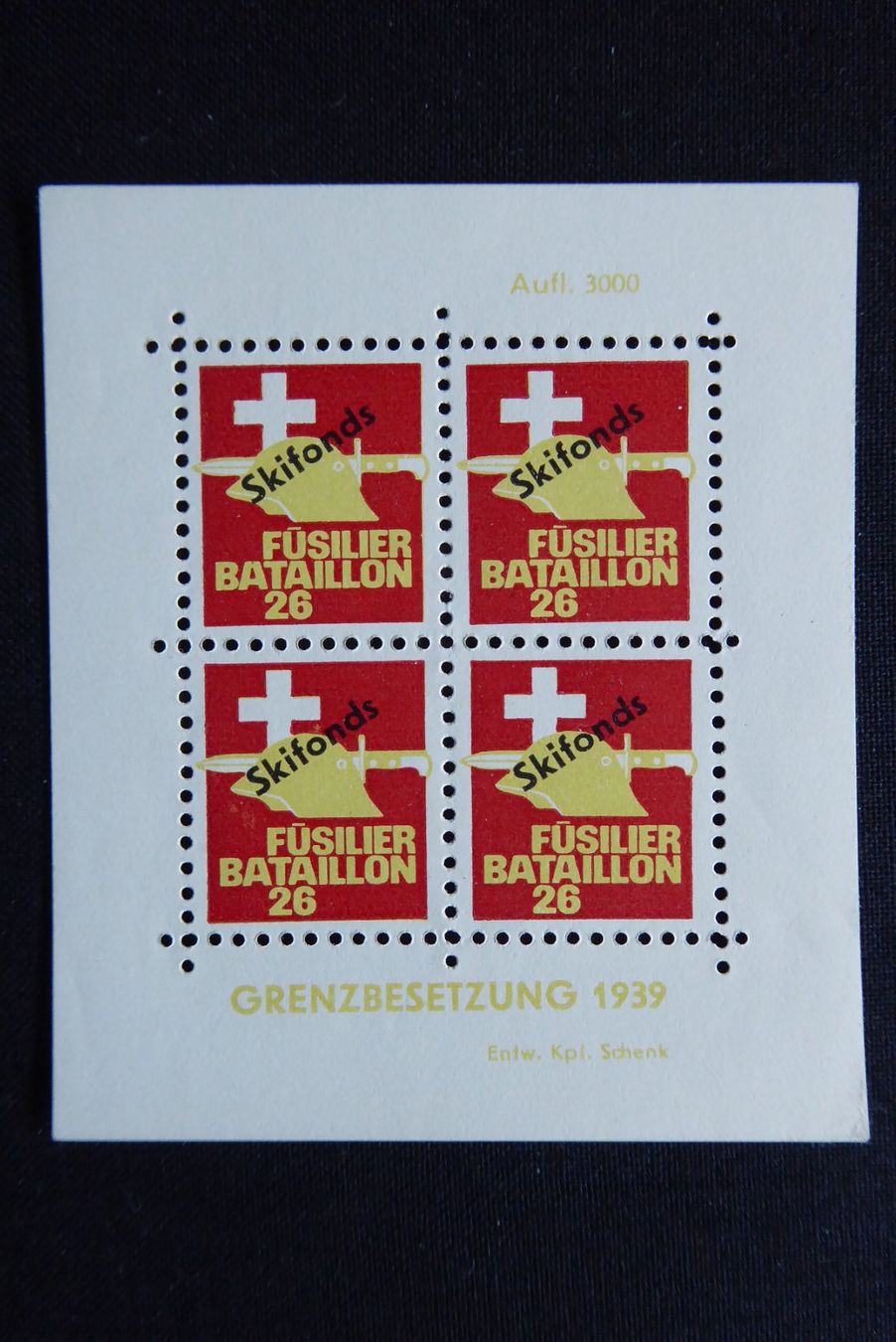 Alle Briefmarken: (m706) Infanterie Wit 267b/5 ** – Gebraucht aus Basel von scholle50