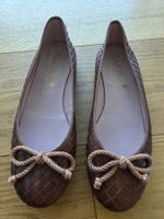 Ballerinas Damen 39.5 (in braunem Leder)