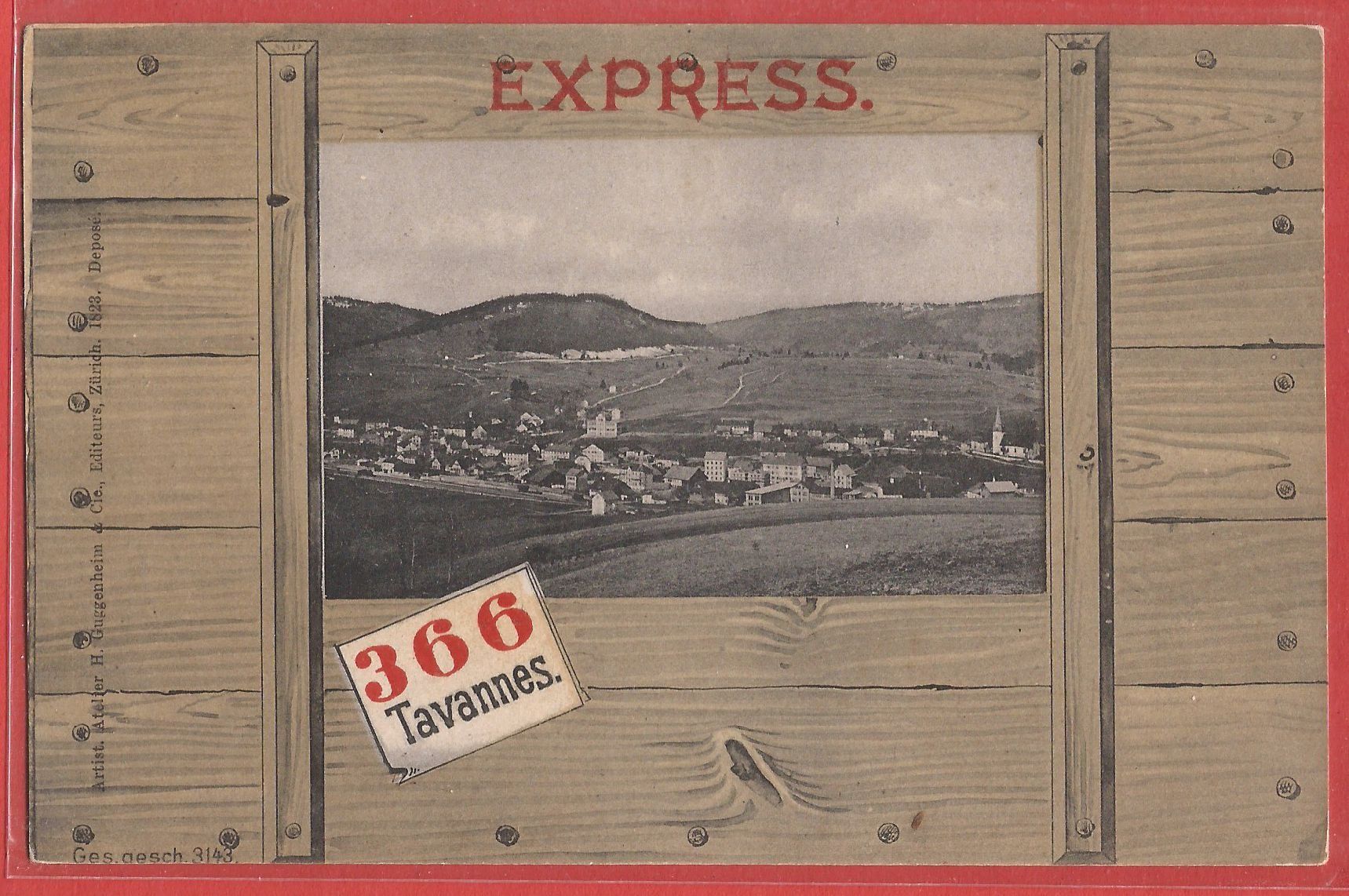 Cartes postales: Tavannes - ca. 1905 – D'occasion à Fislisbach par Porano