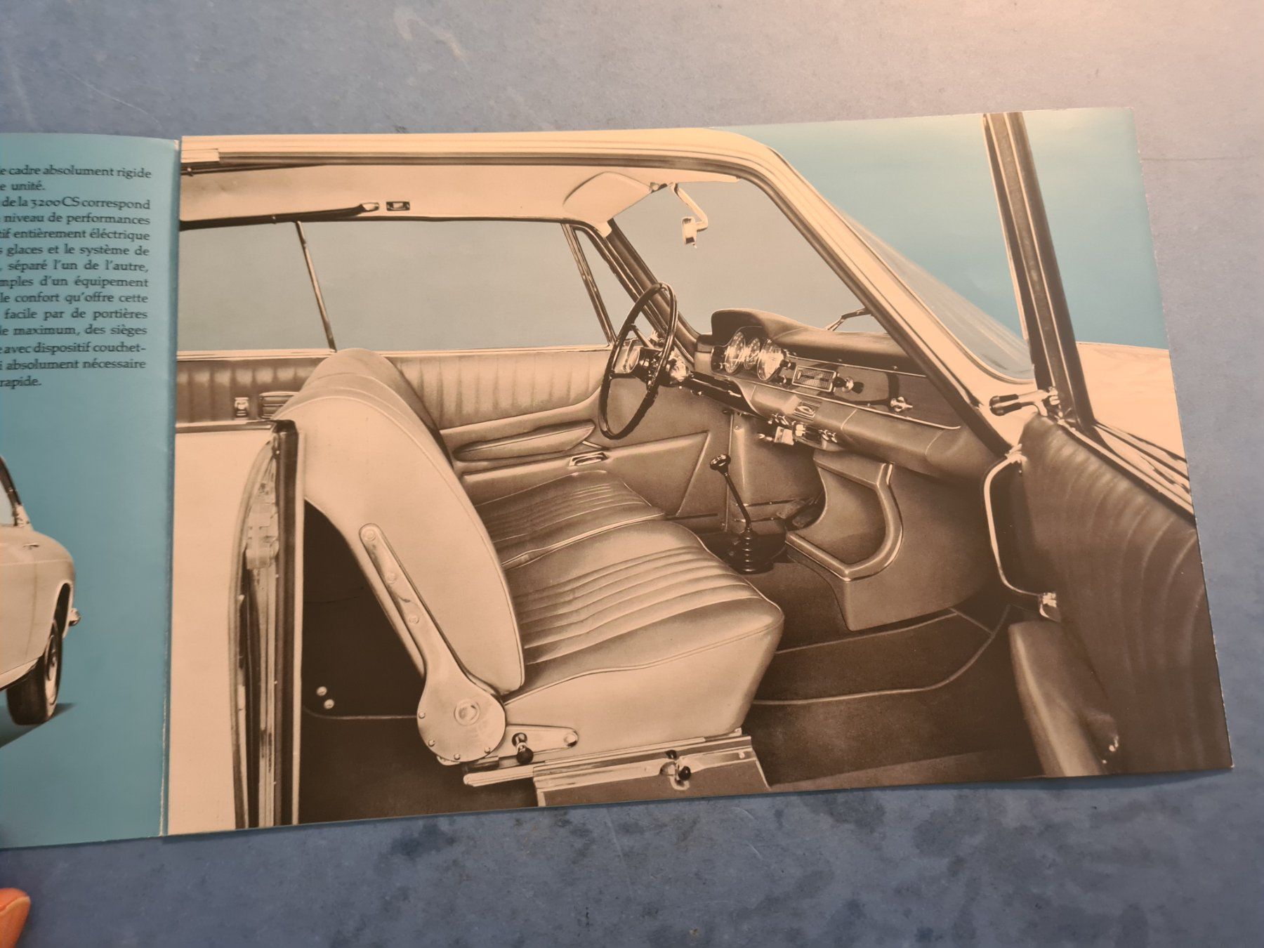 BMW Documents: BMW  3200  CS  BROCHURE  VINTAGE  OLDTIMER – D'occasion à Bellevue par BURGOLMANIA 3