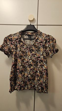 Maglietta fiorata tg. S cotone H&M
