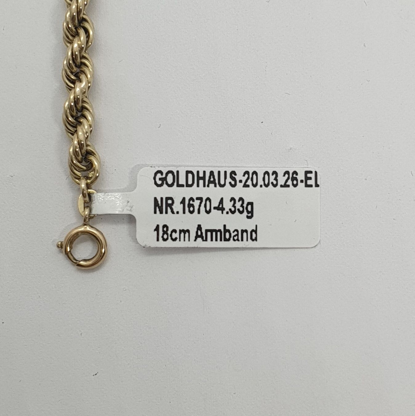 Bracciali & Braccialetti: Echt 9K Gold Armband – Usato da Luzern venduto da Goldhaus-Luzern 2