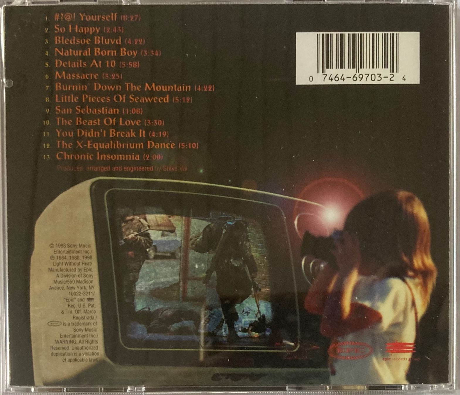 CDs: STEVE VAI - FLEX-ABLE LEFTLOVERS – Gebraucht aus Poliez-Pittet von Newtown-Records 1