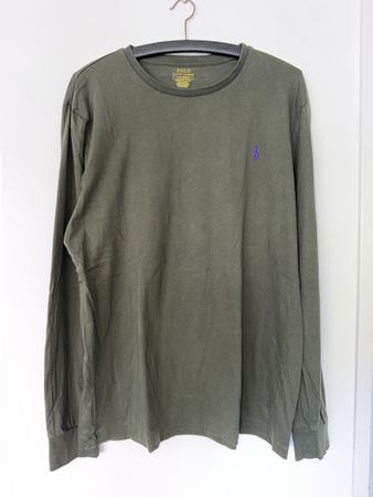 Polo Ralph Lauren Longsleeve in Olive Army Grün