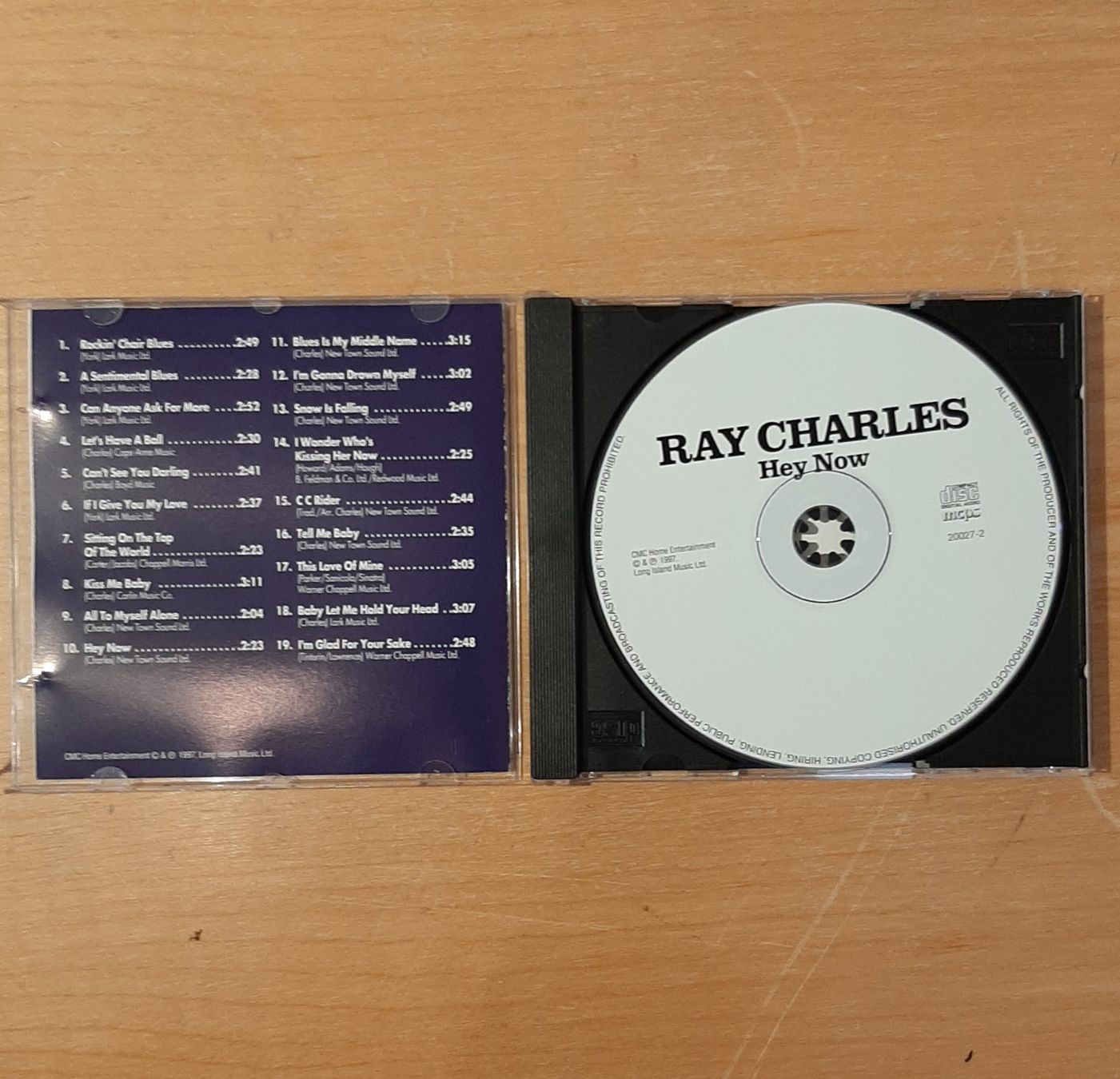 CD: Ray Charles - Hey Now - 1997 - Compilation Album – Usato da Schönenberg TG venduto da breiti12 2