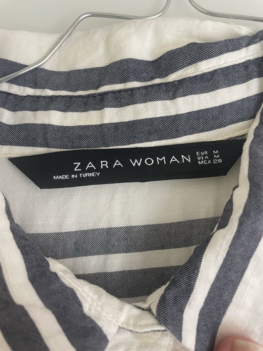 Zara Vestiti: Zara gestreiftes Hemdblusenkleid Grösse M – Usato da sonvico venduto da Ptequila 6