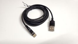 Magnetisches USB Ladekabel USB-C  Micro-USB  2 Meter Neu