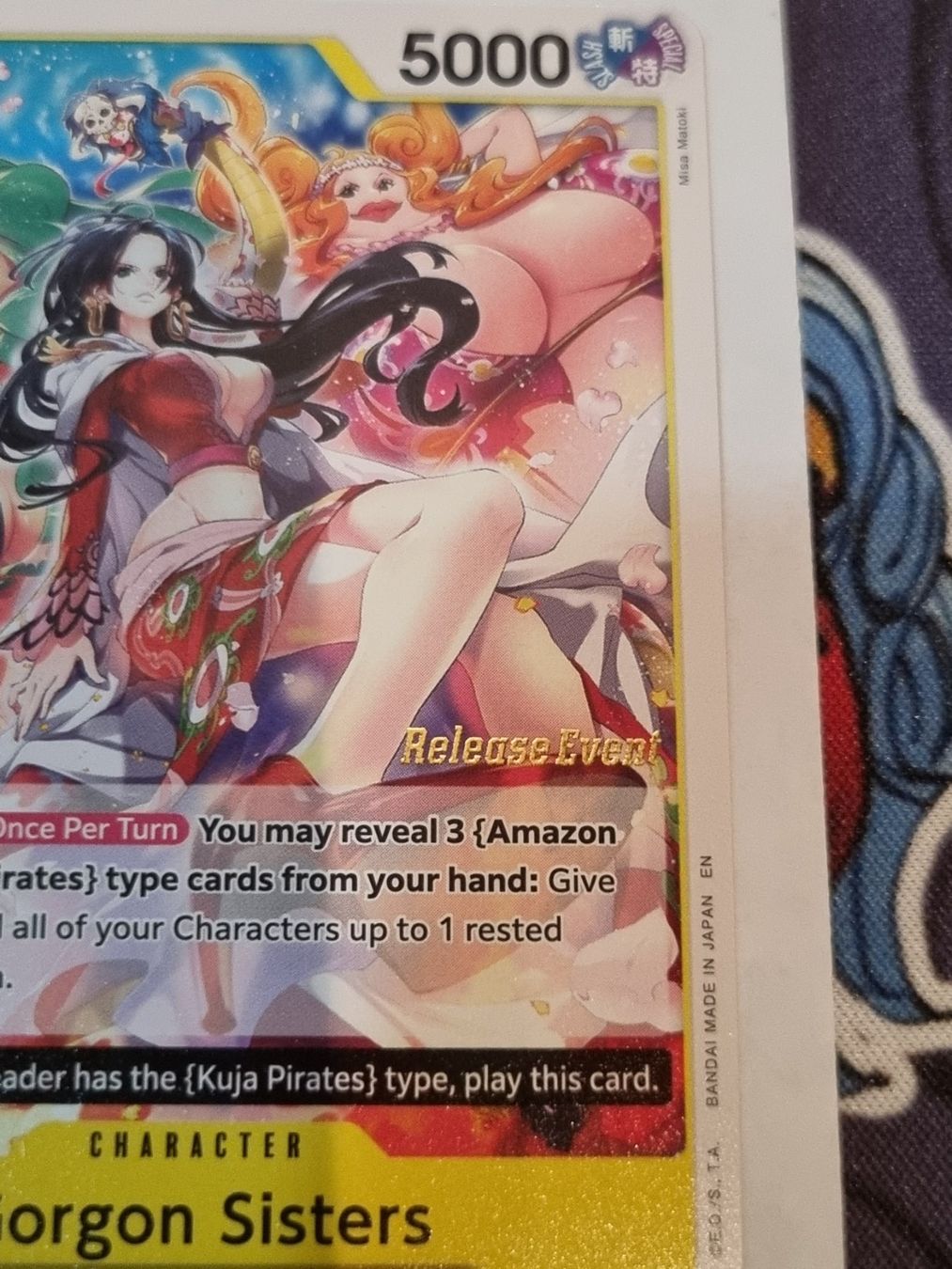 Bandai Carte collezionabili: OPTCG Gorgon Sisters OP14-105 EN Release Event – Usato da Willisau venduto da Odie1812 1